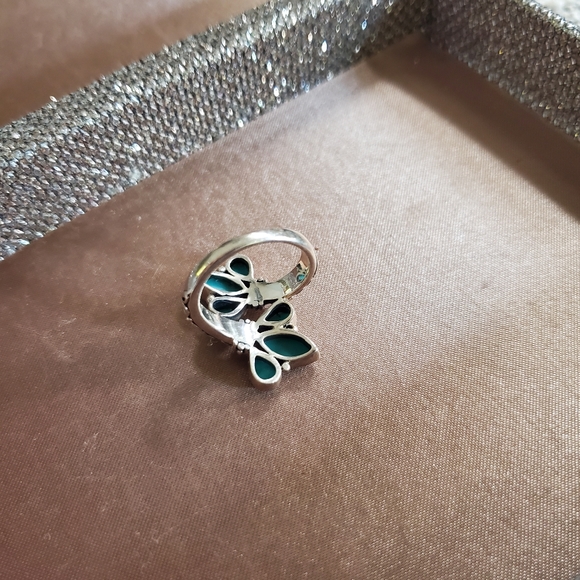 Samuel B. Sterling Turquoise Bypass Ring - Picture 6 of 8